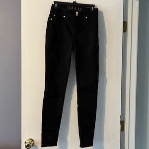 IMAN Global Chic 360 Secret Sculpt Skinny Jeans - Black - Size 2